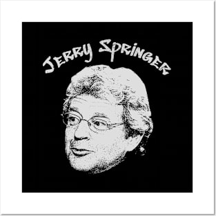 Jerry Springer // Retro Fan Design Posters and Art